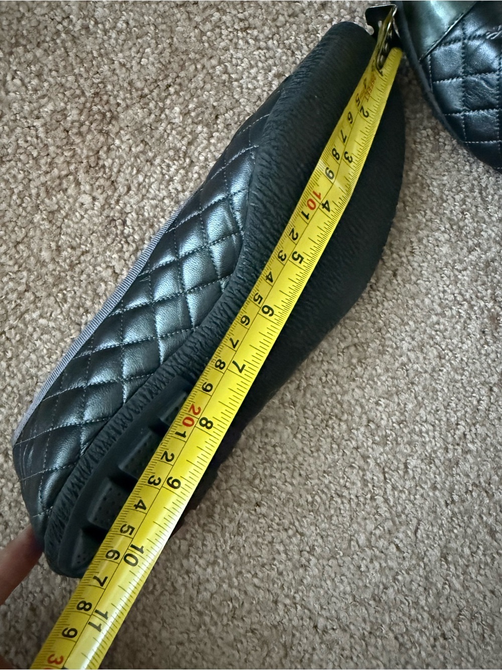 PAUL MAYER Best Cap Toe Quilted Leather Ballet Flat with Bow - Picture 11 of 12